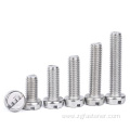 stainless steel Slotte cylinder head bolt Flat head bolt